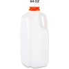 MT Products 64 Oz. Empty HDPE Plastic Juice/Milk Bottles with