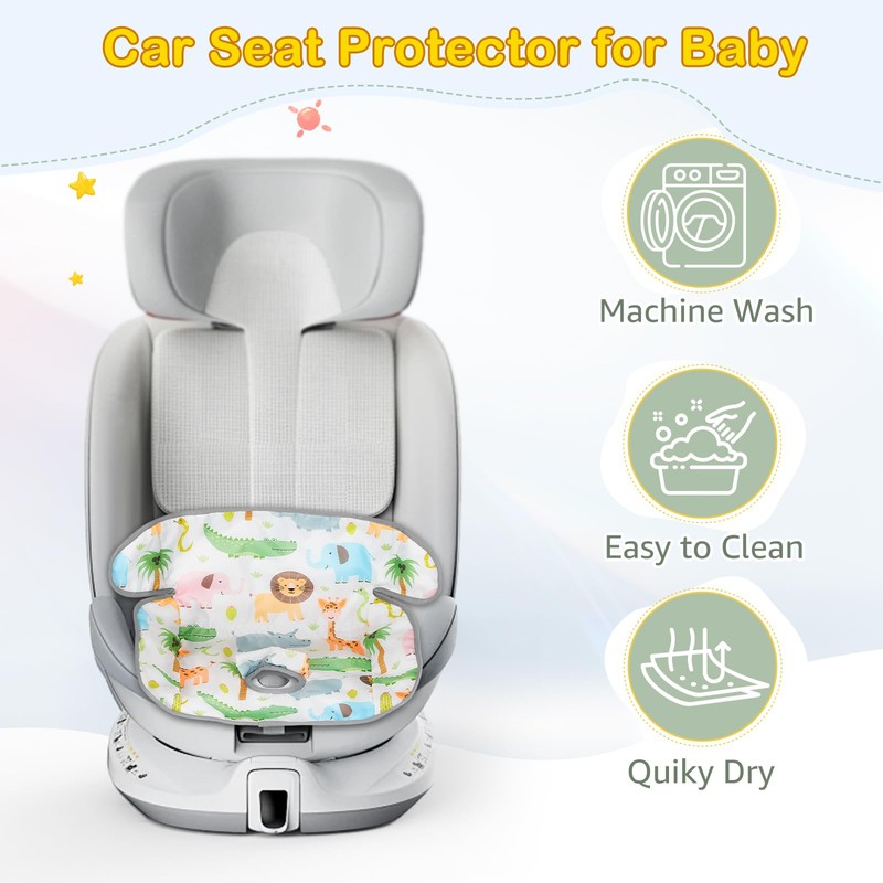 Car Seat Protectors, 2PC Waterproof Machine-Washable Non-slip Cover Training Pads
