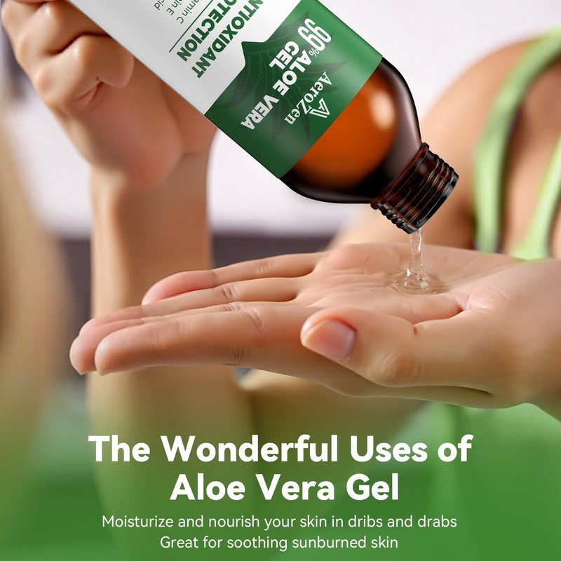Aero Zen 99% Pure & Natural Aloe Vera Gel -