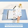 Cute Cat Pencil Pouch for 3 Ring Binder 2 Pack