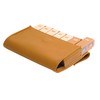 Pill Box for Week and Day Caramel ● Faux Leather