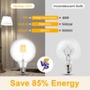 Bonlux 8W G125 LED Globe Light Bulbs, E26 Large Dimmable