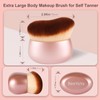 BeeYoYe Extra Large Body Coverage Applicator,75 mm Wide-headed Body Makeup