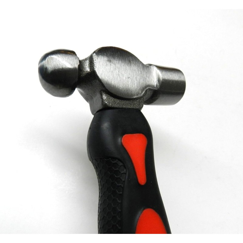 Ball Peen Hammer 12oz Stubby Steel Short Handle Ergonomic Metal