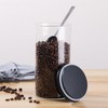 ZOMUIA Glass Coffee Containers Airtight Coffee Bean Storage Jars with