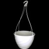 Landmark Plastics 12" WHITE Plastic Hanging Baskets {Set of 10}