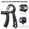 Grip Strength Trainer with Counter, Hand Grip Strengthener, 11-132LBS (5-60kg)