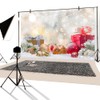 YongFoto 3 x 2 m Vinyl Photo Background Christmas Gift