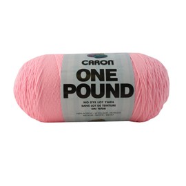 Spinrite Caron-One Pound Yarn, Soft Pink