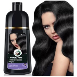 Kaisasa Shampoo con Tinte y Aceite de Coco, Frmula Hidratante para Cabello Colorido, Brillante y Suave, Ideal para Todo Tipo de Cabello 500 ml        