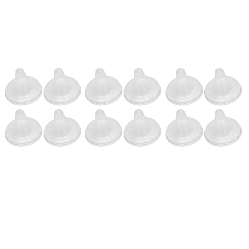 14Pcs Baby Bottle Nipple Silicone Soft Odorless Easy Cleaning Accessory