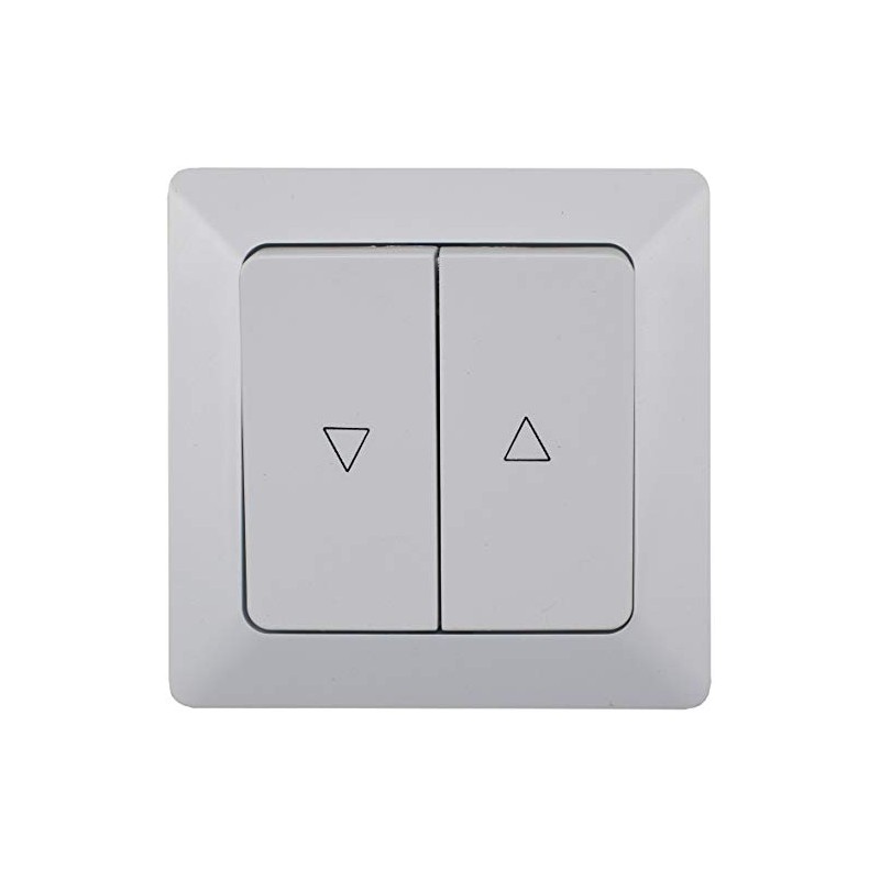 Socket Switch System, Milos Matt White Flush-Mounted Sockets, Switch Frame