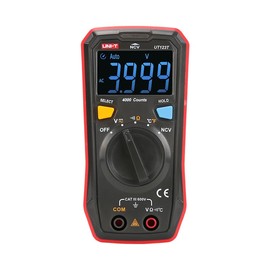 UNI-T Uni-Trend Multimeter clamp Meter UT123/UT123T : Mini Digital Multimeter;AC DC Voltage Meter;Resistance(Ohm) Temperatue Tester;NCV/Continuity Test/EBTN Color Screen(UT123T)