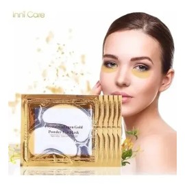 12 Parches Para Ojos Colágeno Hidrogel 24k Elimina Ojeras                                                                                             