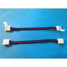 Unbranded/Generic 1 NEW LED lighting wire connector connect cable For 10mm 4 pin LED tape RGB 5050