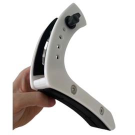 iLIZBay Electric Guitar Foot Rest, Ergonomic Guitar Support, Adjustable Width, Ultra Wide Range of Body Adaptability, Relieves Hand Pressure -White