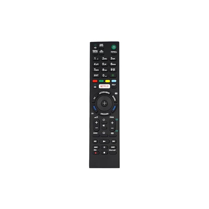 Replacement Remote Control for Sony TV | KD-55X8505C | KD-55X8507C