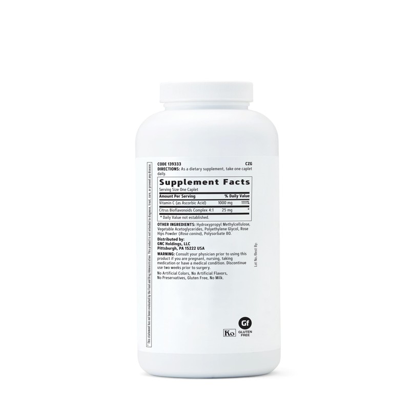 GNC Vitamin C 1000mg Supplement, Timed Release, Provides Immune Support,