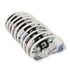 10pcs Golf Iron Covers Skull Pattern PU Scratch Proof Club