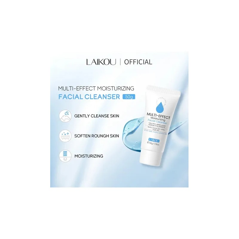 Laikou Hyaluronic Acid Skincare Kit Deep Cleansing Hydrating