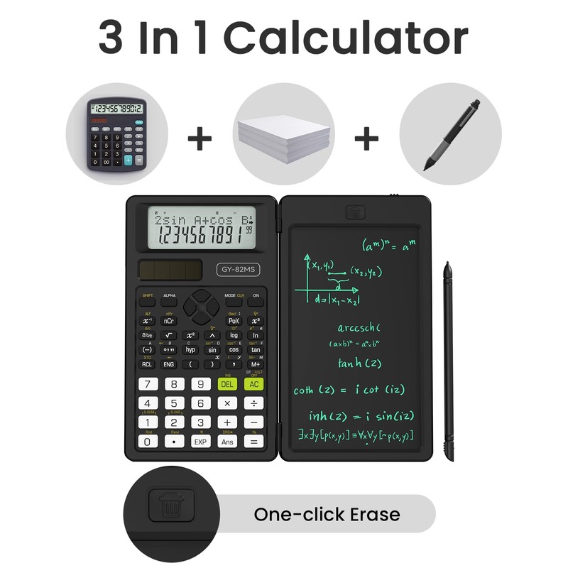 NEWYES Scientific Calculator for Students, 82 MS Foldable Science Calculator