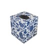 S Forever Home Decor Flower Pattern Faux Leather Tissue Box