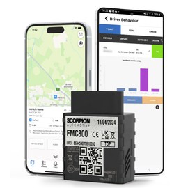ScorpionTrack - 4G OBD Self-Install GPS Tracker - Live, Accurate, Trusted Location Tracking Device, Perfect for Car, Van, Caravan, Motorhome, Motorcycle, Scooter - Easy Install, UK Support