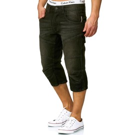 Indicode Men's Fortune Denim 3/4 Stretch Shorts - xl