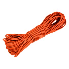 DMiotech 3mm Shock Cord, 17 M Orange Bungee Cord Tent Pole Shock Cord Round Elastic Kayak Rope Stretch String Marine Grade Heavy Polyester for DIY Projects Tie Downs