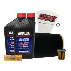 Cyclemax Standard Yamalube Tune-Up Kit compatible with 2004-2025 Yamaha YFZ450