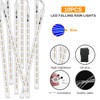 Falling Rain Lights, Jhua 240 LED Meteor Shower Lights 10