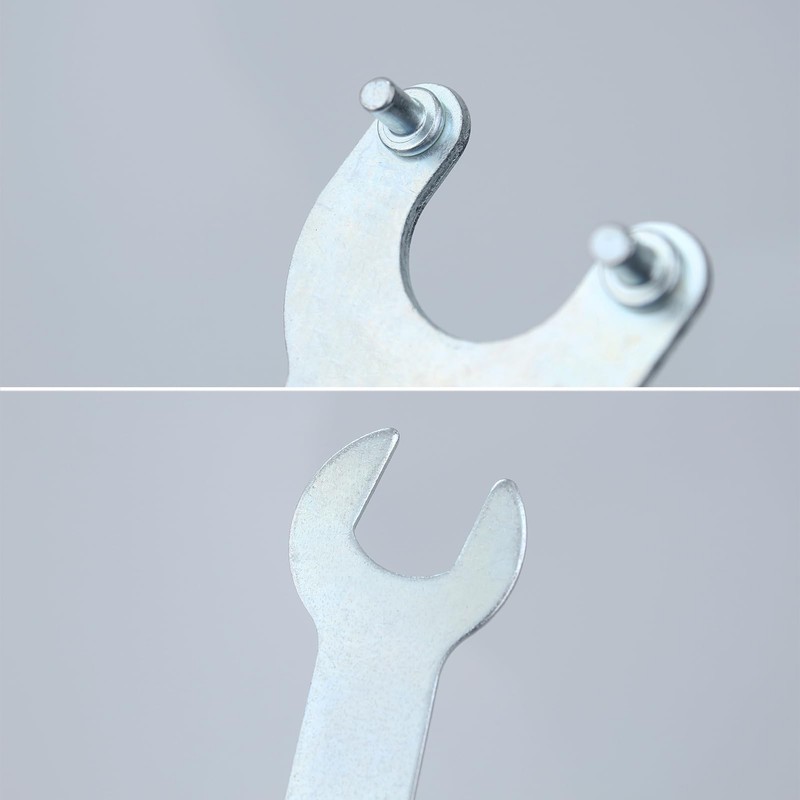 ZJCANGLIU Angle Grinder Key, Flex Two-Hole Spanner Wrench Angle Grinder