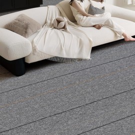 Carpet Tiles Square 40pcs Soft Non Adhesive Padded Seamless Appearance Home Non-Slip Floor Easy DIY Installation Indoor Outdoor 20" x 20"