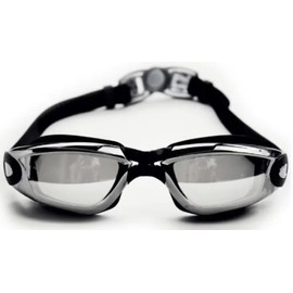 EA Competition Clear Swim Goggles W/ Ear Plugs & Case UV- Anti-Fog Leak Free