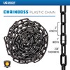 US Weight Chainboss Black Plastic Safety Chain with Sun Shield