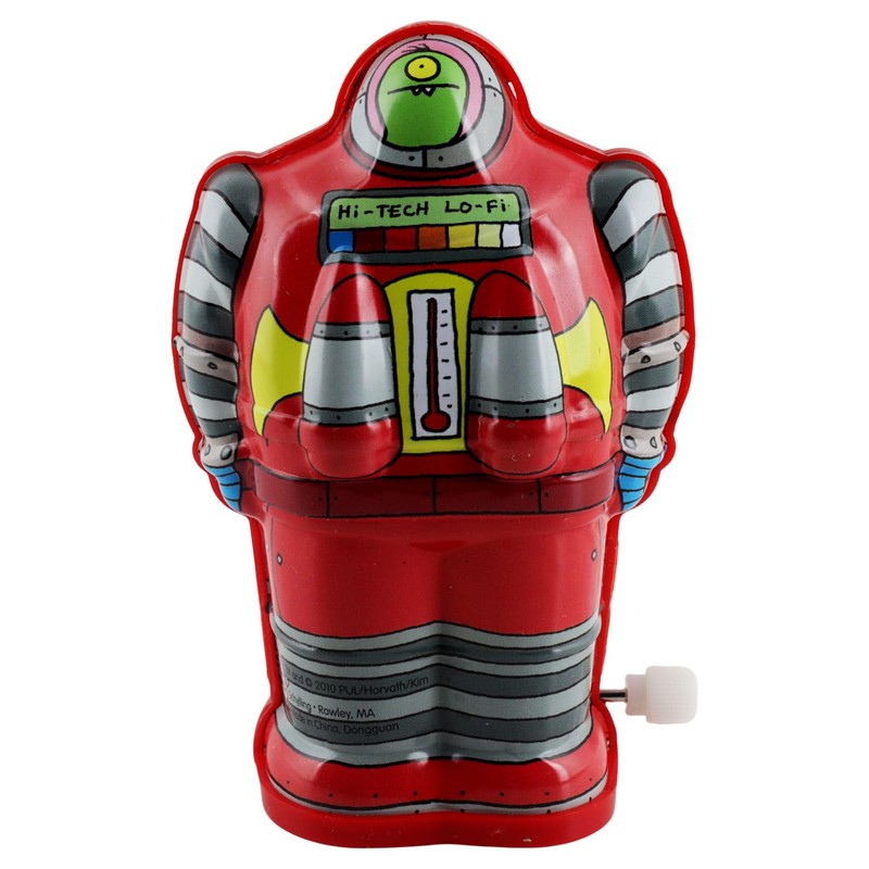 Freak Scene Robot Ugly Bots Red Robot Tin Robot