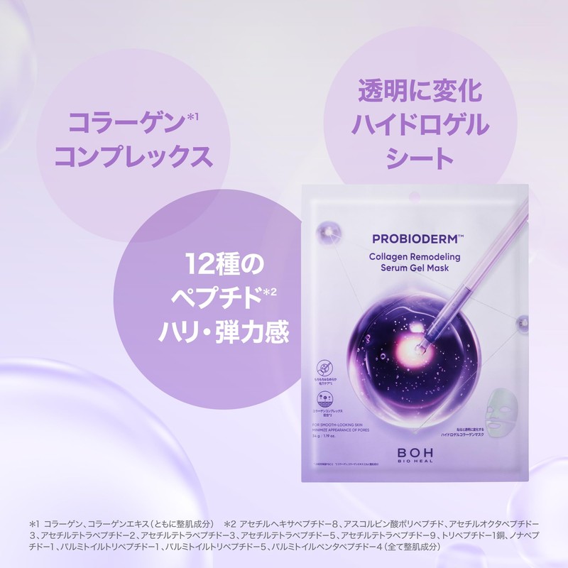 BioHealBo (BOH) Probio Derm Collagen Remodeling Serum Gel Mask (6