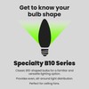 Feit Electric CTF40/10KLED/3 Non-Dimmable Led Bulb, 40 W, 120 Vac,
