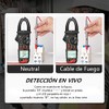 Multimetro de Gancho, ST180 Pinza Amperimétrica Digital Voltímetro Amperímetro Voltaje
