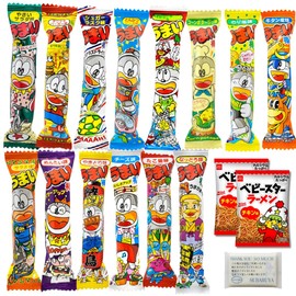 【駄菓子詰合せ】やおきん うまい棒 10種類 ＆ ベビースターラーメン2個 セット