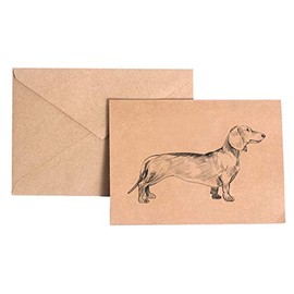 Dachshund Stationery Note Card Set