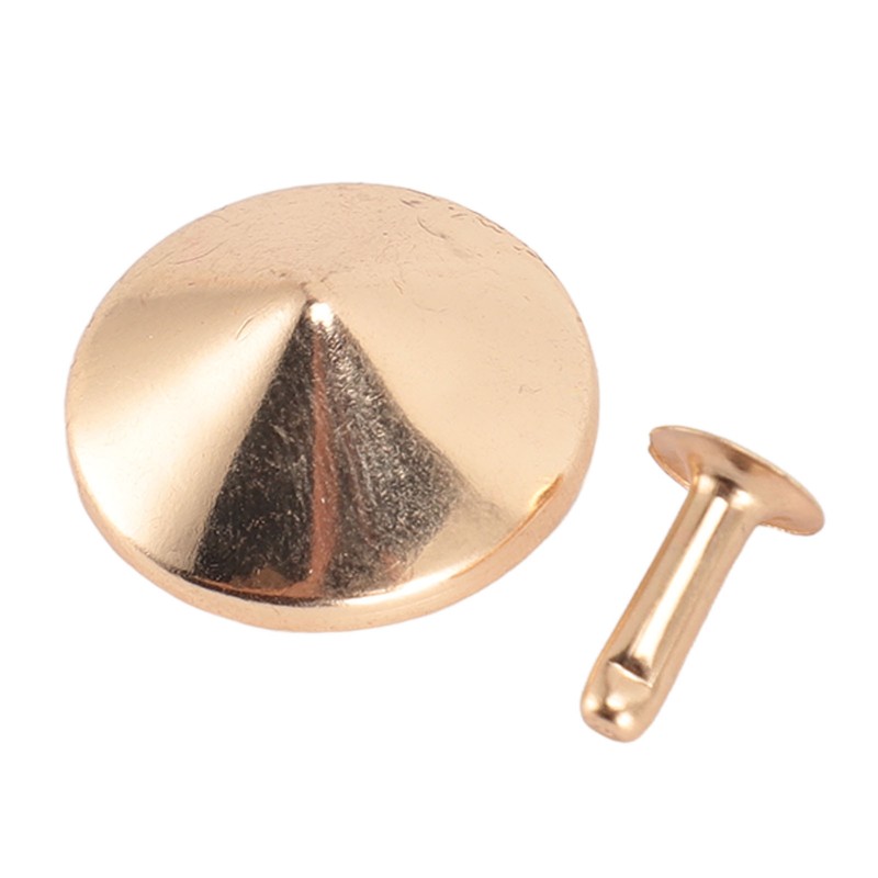 100pcs Mushroom Rivets Multipurpose Double Cap Mushroom Rivets for Belts