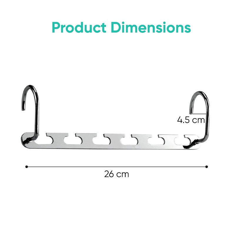 RMTL Space Saving Hangers Heavy Duty Stainless Steel Multiple Hangers