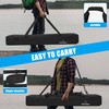 TORIBIO 50" Multifunctional Tripod Bag,Heavy Duty Tripod Carrying Case, Tripod