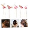 BESPORTBLE 5pcs Handmade Bridal Hair Pins Elegant Floral Hair Accessories
