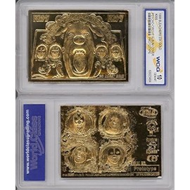 KISS PSYCHO CIRCUS Album Cover 23KT Gold Card Gene Simmons - Graded GEM MINT 10