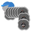 Qiilu 10Pcs 115mm Tire Patches Car Natural Rubber Tire Tyre