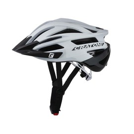 Cratoni Unisex – Erwachsene Agravic Fahrradhelm, Blanco/Negro, L-XL-58-62 cm