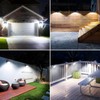 SEZAC Solar Lights Outdoor - 150 LED, 6 Pack with