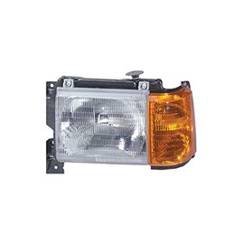 Left Driver Side Headlight Assembly - without Trim - Compatible with 1987-1991 Ford F-150